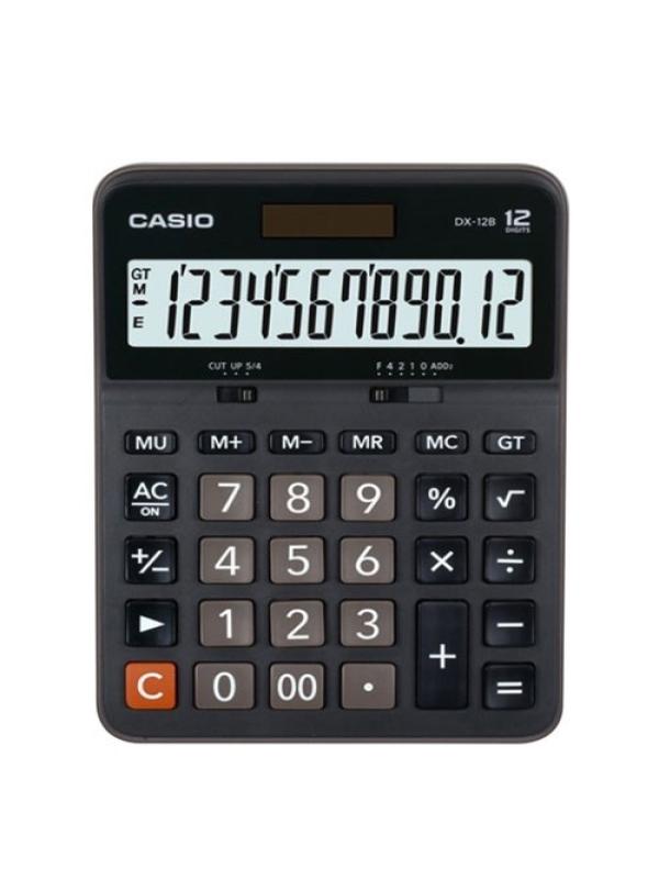 CASIO DX-12 B SİYAH HESAP MAKİNESİ