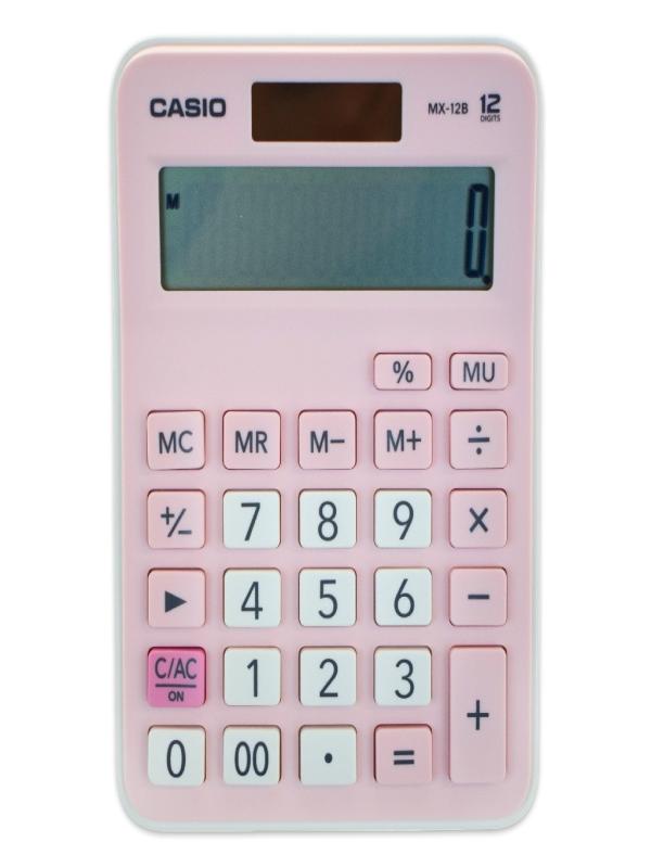 CASIO MX-12B-PK-W-DC HESAP MAKİNESİ