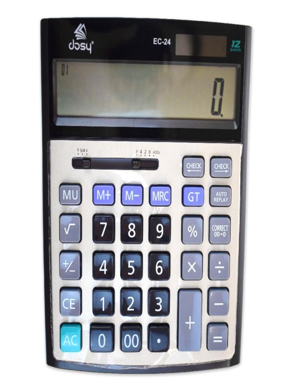 DOSY EC-24 12 HANE BÜYÜK BOY HESAP MAKİNESİ