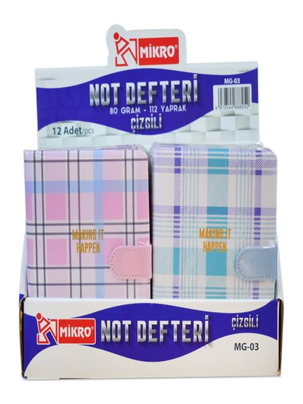 MİKRO ÇİZGİLİ NOT DEFTERİ 112 YP MG-13