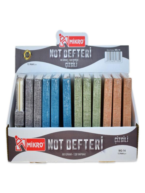 MİKRO ÇİZGİLİ NOT DEFTERİ 128 YP MG-14