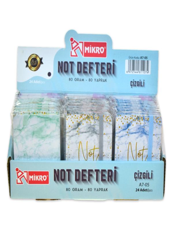MİKRO ÇİZGİLİ NOT DEFTERİ A7-05