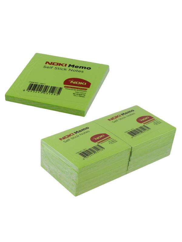 NOKİ 75*75 POSTİT YEŞİL 12221