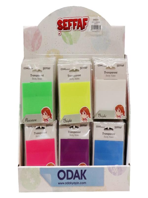 SEFFAF YAPIŞKANLI NOT KAĞIT BRIGIHT