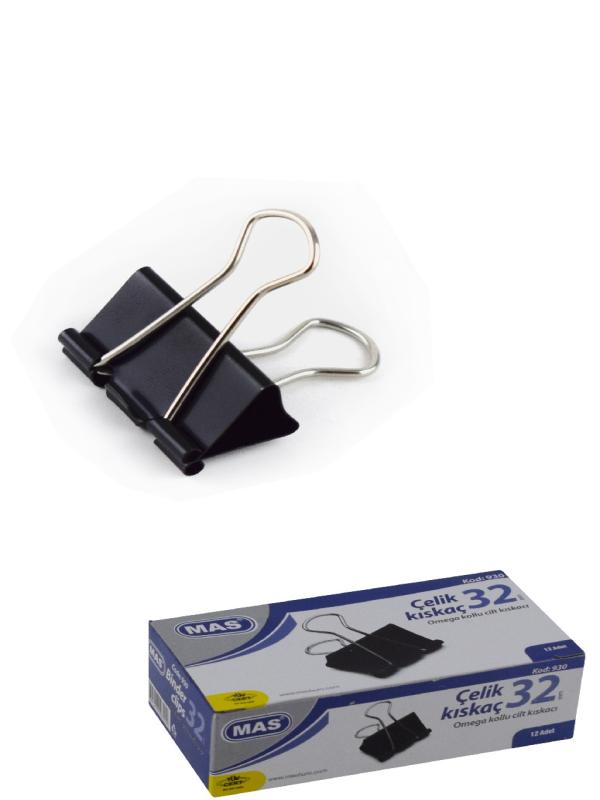 MAS OMEGA KISKAÇ 32 MM SİYAH 930 12 Lİ