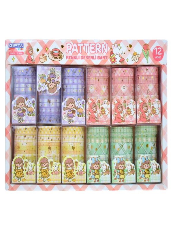 GIPTA RANKLİ BANT PATTERN 5 Lİ K8902