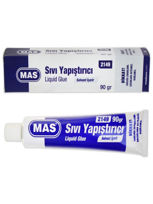 MAS SIVI YAPIŞTIRI TÜPTE 90GR. SOLVENTLİ İÇERİR 2149