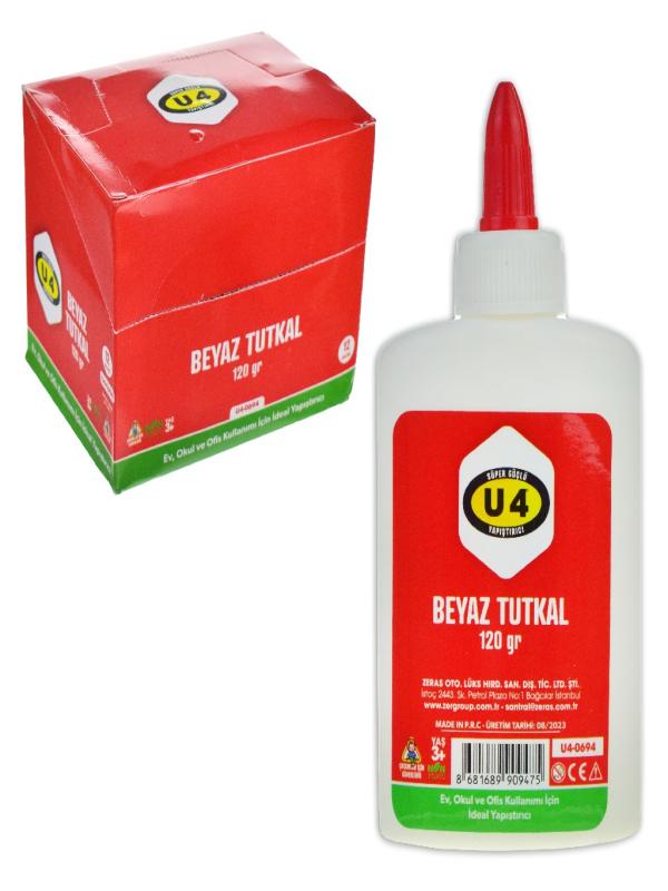 U-4 BEYAZ TUTKAL 120GR 0694