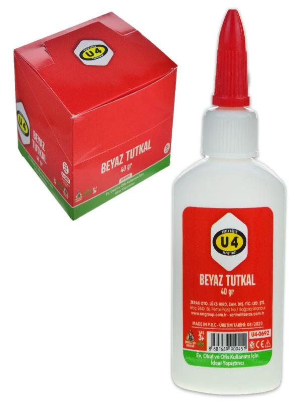 U-4 BEYAZ TUTKAL 40GR 0692