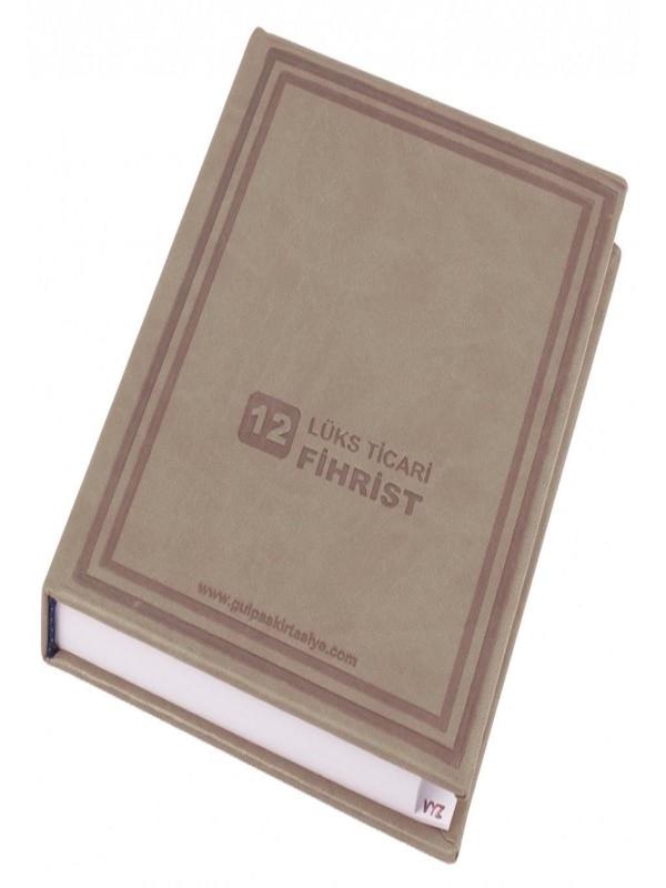 GÜLPAŞ TİCARİ FİHRİST 10 LU SUNİ DERİ KAPAK 17x24 165