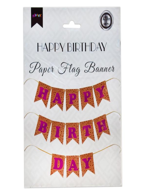 KİKA HAPPY BIRTHDAY HARF AFİŞ KRAFT MOR BNR62