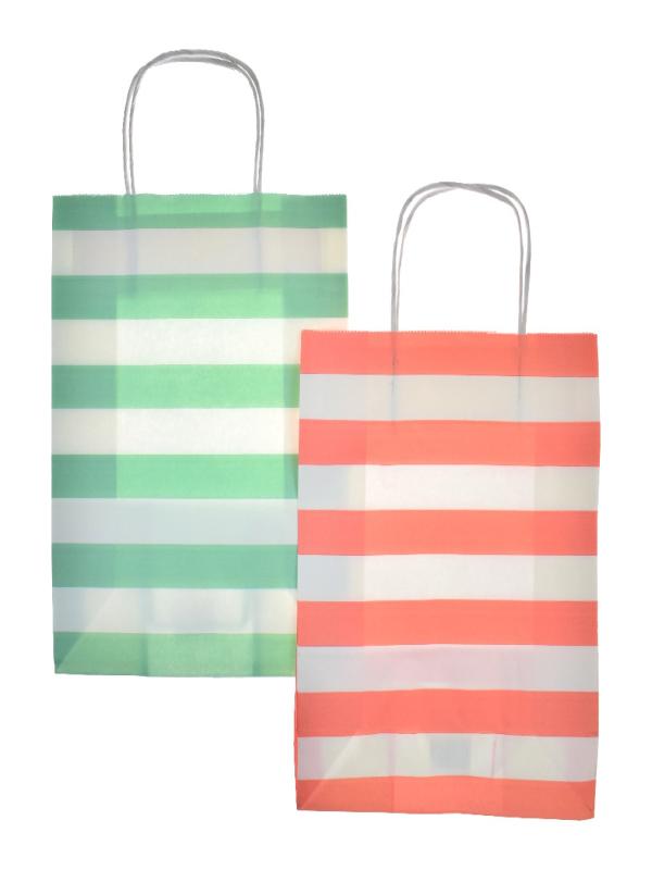 POBİPAK ÇİZGİLİ HEDİYE ÇANTASI (23*10*28) PAK-016