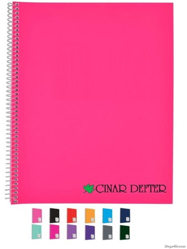 ÇINAR COLORMAXİ PP SPİRALLİ DEFTER 144 YP. A4 73010