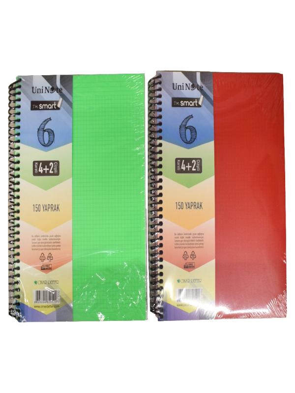 ÇINAR I M SMART 150 YP. A4 AYRAÇLI DEFTER 4+2 62052