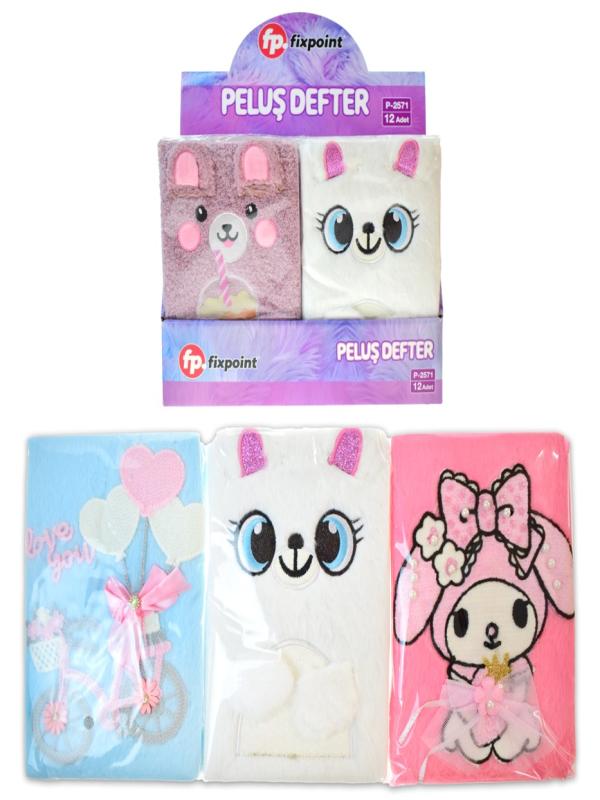 FİXPOİNT NOT DEFTERİ PELUŞ KAPAK 80 YP P-2571