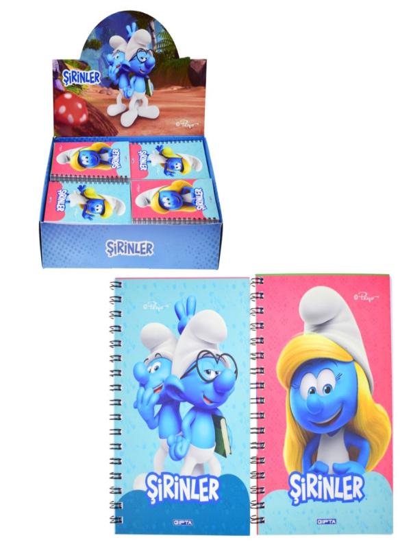 GIPTA ŞİRİNLER SPİRALLİ A6 80 YP.KARTON KAPAK ÇİZGİLİ DEFTER