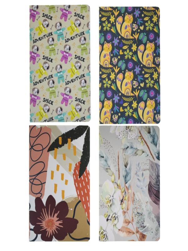 LIZ ÖZEL BASKILI KUŞE KAPAK DİKİŞLİ 50 YP ÇİZGİLİ DEFTER TDA5Ç