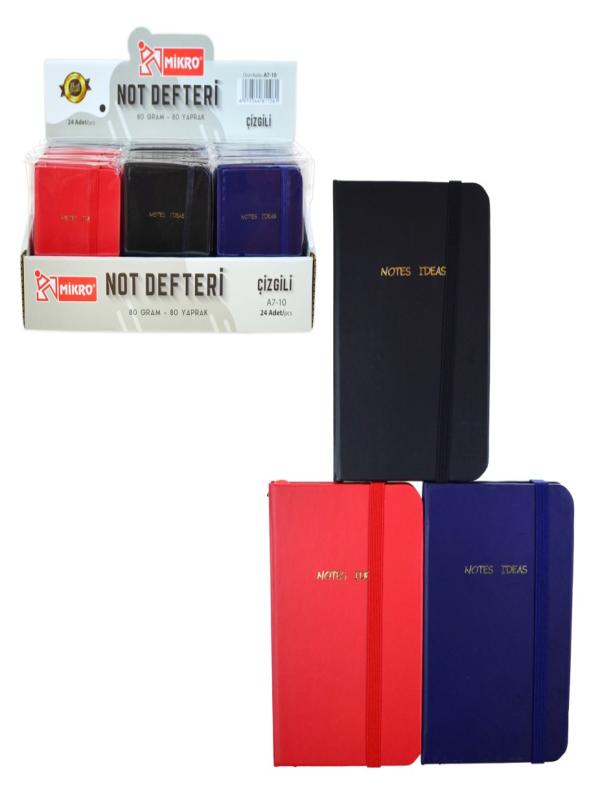 MİKRO ÇİZGİLİ NOT DEFTERİ A7-10