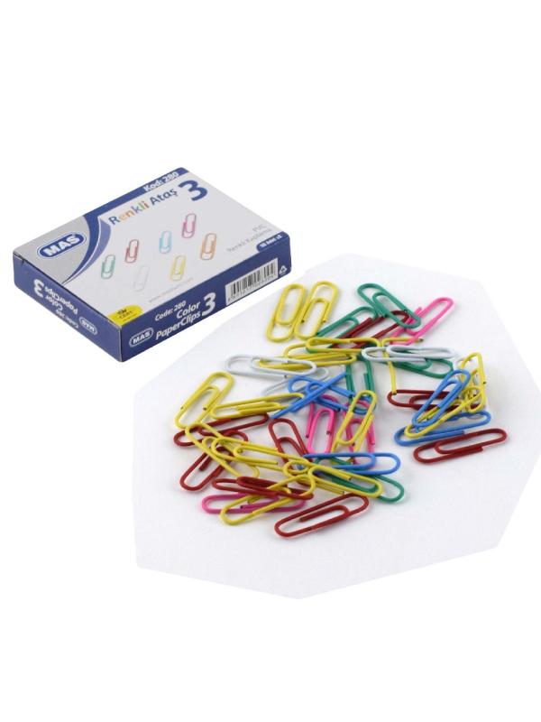 MAS NO:3 RENKLİ ATAŞ KOD:280