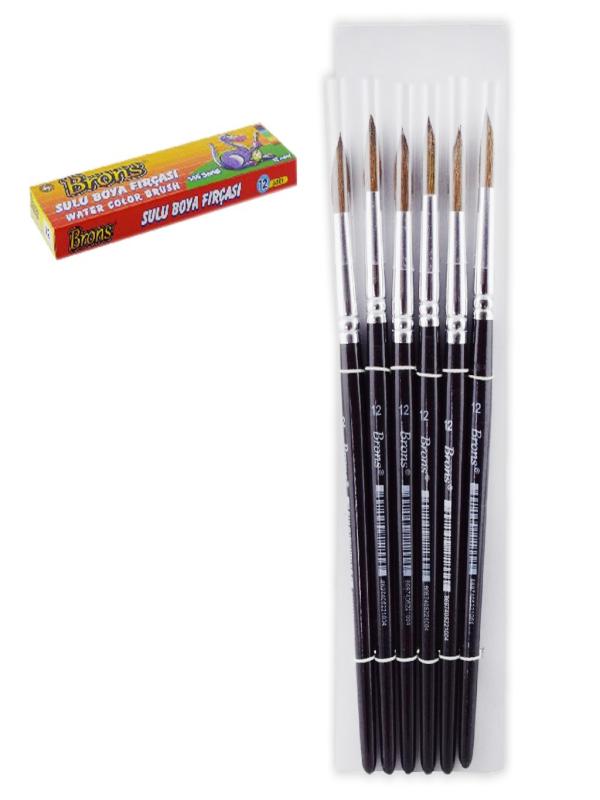 BRONS BR-243 RESİM FIRÇASI NO:12