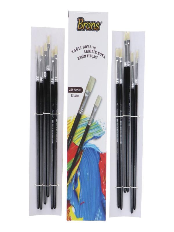 BRONS YAĞLI BOYA FIRÇASI NO:0 BR-210