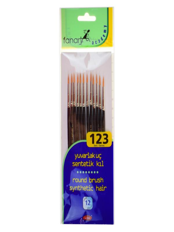 FANART ACADEMY SERİ 123 SENTETİK KIL YUVARLAK FIRCA NO:02 F-7123-02