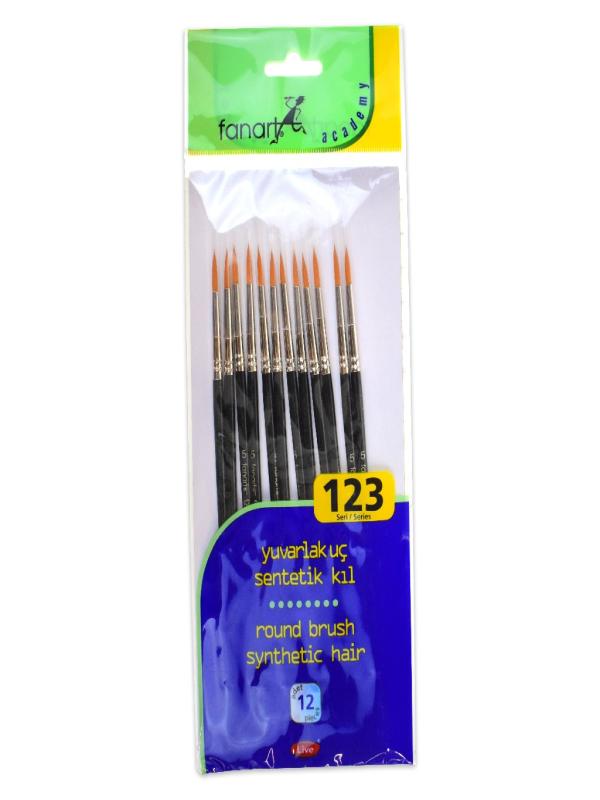 FANART ACADEMY SERİ 123 SENTETİK KİL YUVARLAK FIRCA NO:05