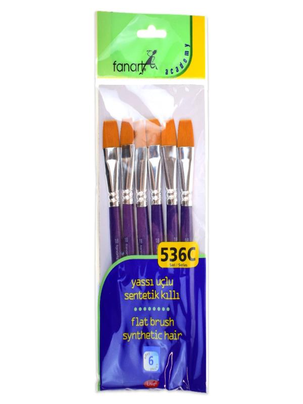 FANART ACADEMY SERİ 536C YASSI FIRÇA RENKLİ NO:18