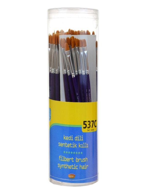 FANART ACADEMY SERİ 537C SENTETİK KIL KEDİ DİLİ FIRÇA NO :2-4-6-8