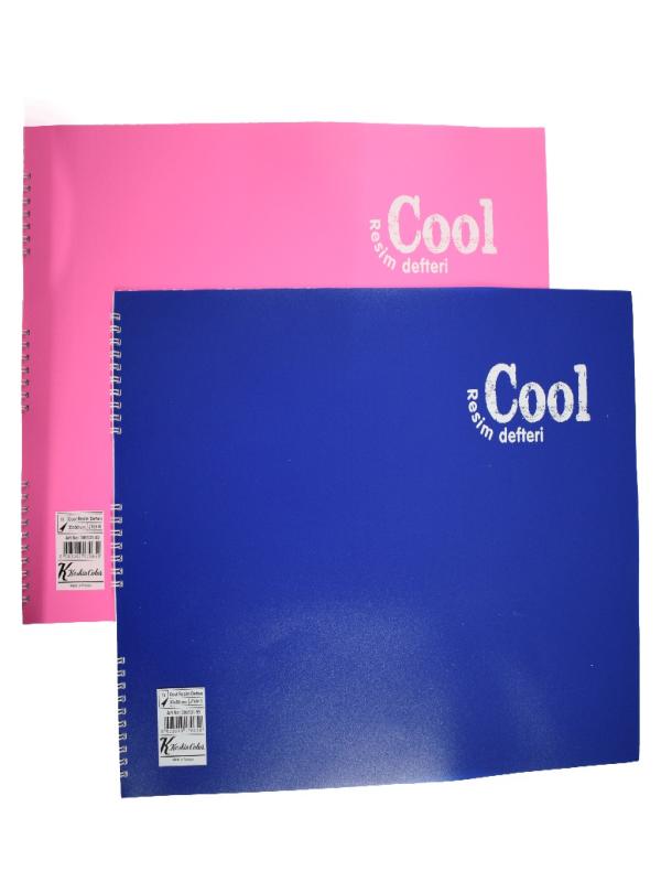 K.COLOR SPİRALLİ 35*50 15 YP PP KP COOL RESİM DEFTERİ 306131