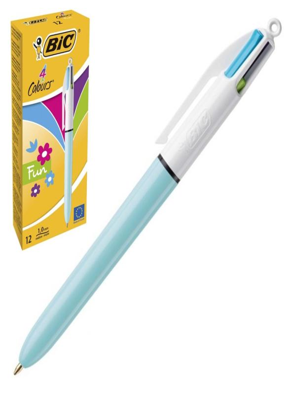 BİC 4 RENK FUN MAVİ TÜKENMEZ KALEM