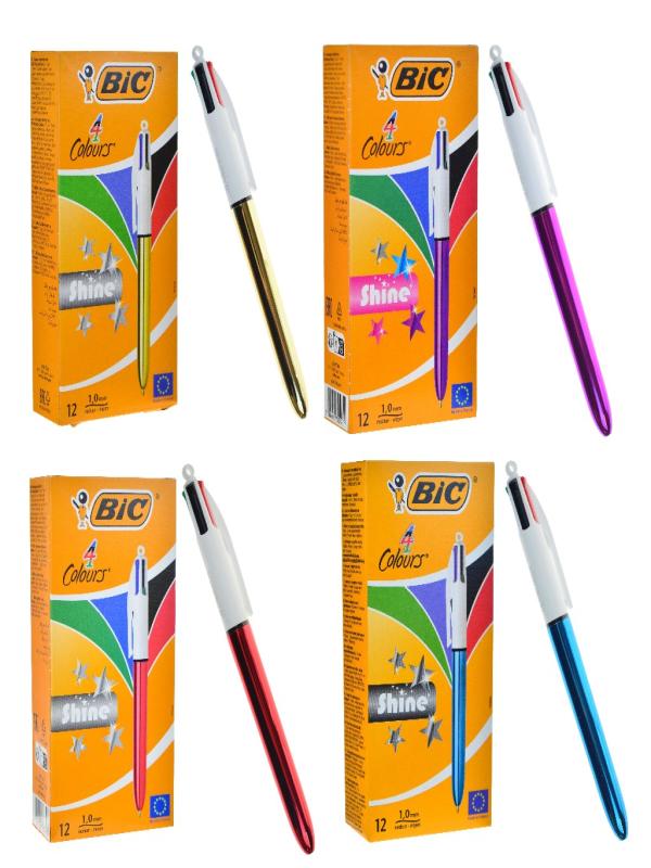 BİC 4 RENK SHİNE BCL B12 TÜKENMEZ KALEM