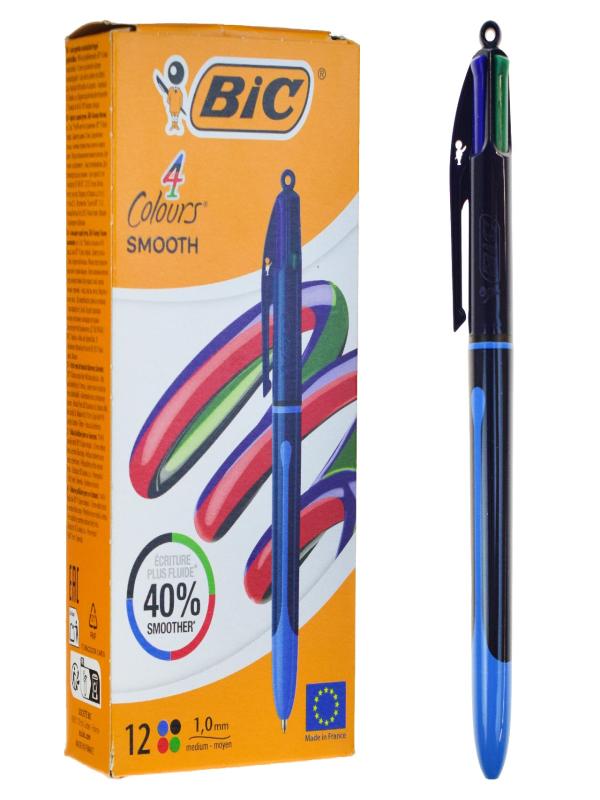 BİC 4 RENK SMOOTH DROP TÜKENMEZ KALEM