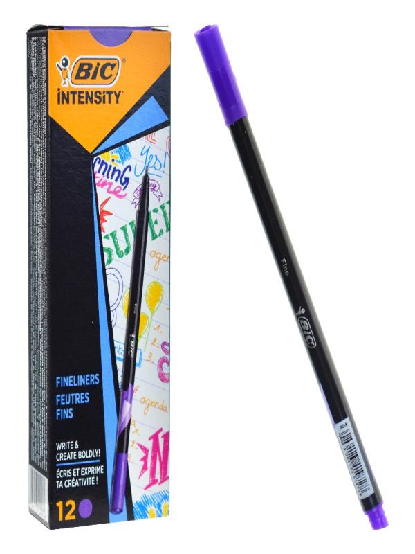 BİC INTENSITY 0.4 UÇLU KEÇELİ KALEM AÇIK MOR