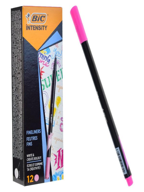 BİC INTENSITY 0.4 UÇLU KEÇELİ KALEM PEMBE