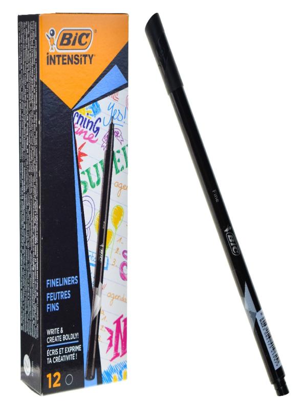BİC INTENSITY 0.4 UÇLU KEÇELİ KALEM SİYAH