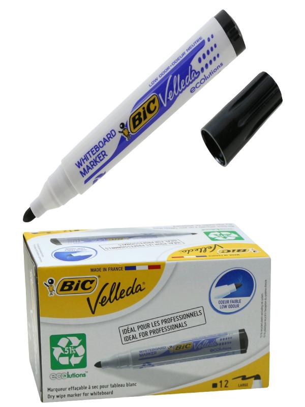 BİC MARKER TAHTA KALEMİ YUVARLAK UC SİYAH 1701