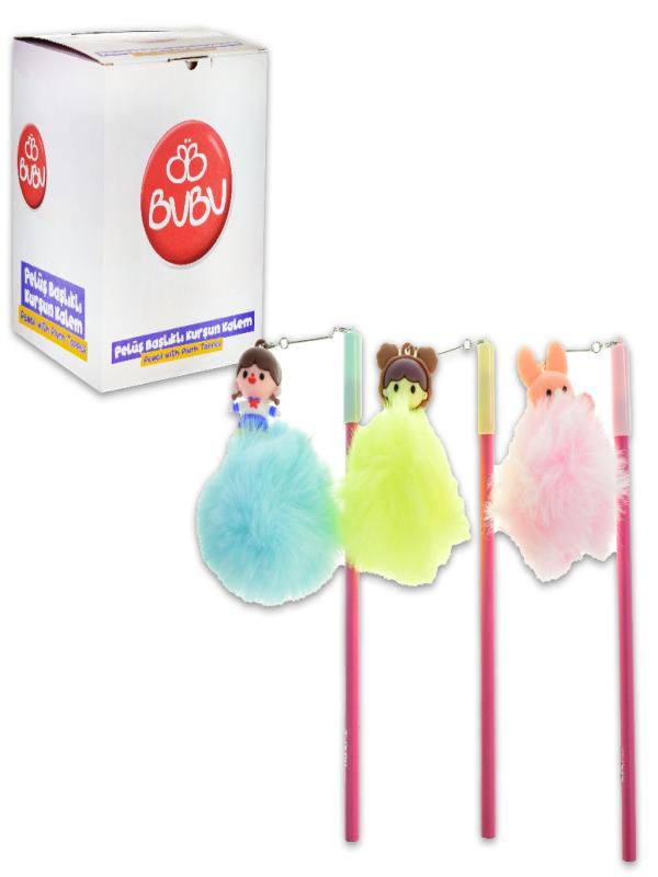 BU-BU PELUŞ ÇOCUK BAŞLIKLI KURŞUN KALEM BKK018