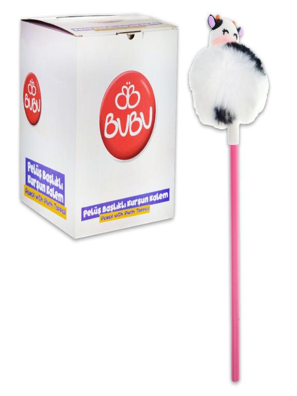 BU-BU PELUŞ İNEK BAŞLIKLI KURŞUN KALEM BKK009