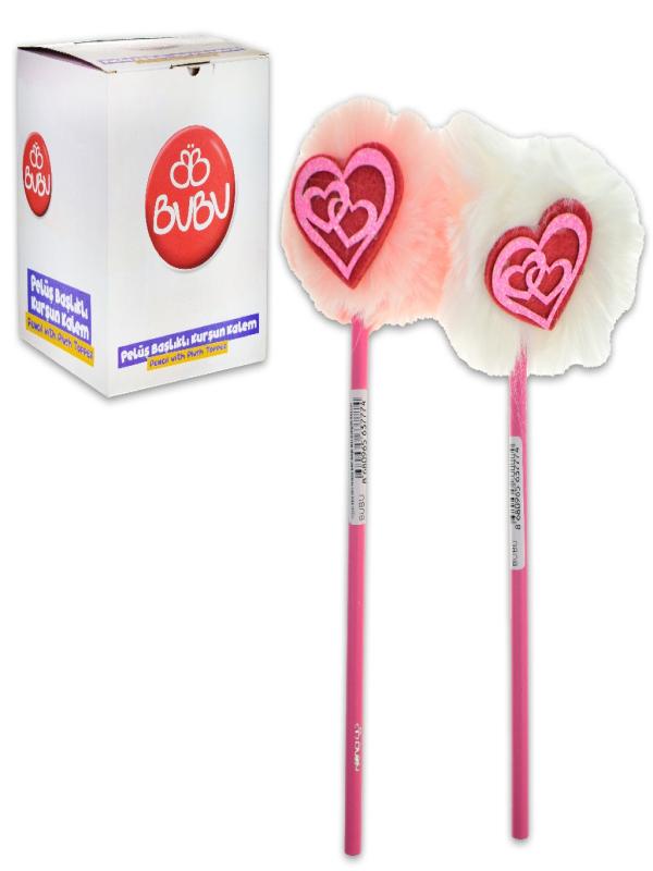 BU-BU PELUŞ KAP BAŞLIKLI KURŞUN KALEM BKK003