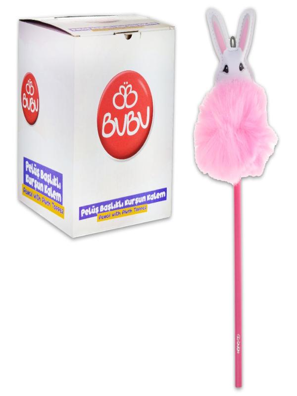 BU-BU PELUŞ TAVŞAN BAŞLIKLI KURŞUN KALEM BKK011