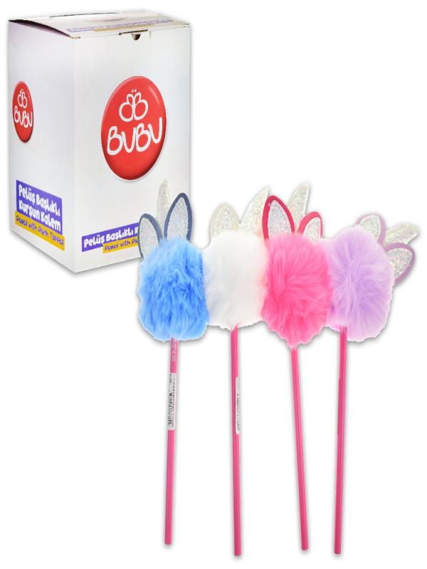 BU-BU PELUŞ UNICORN BAŞLIKLI KURŞUN KALEM BKK006