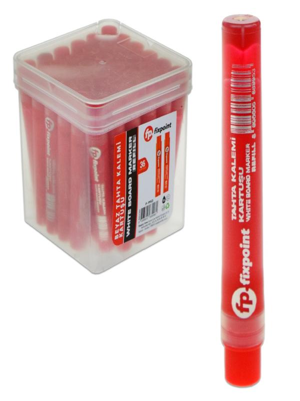 FİXPOİNT TAHTA KALEM KARTUŞ KIRMIZI  P-9953