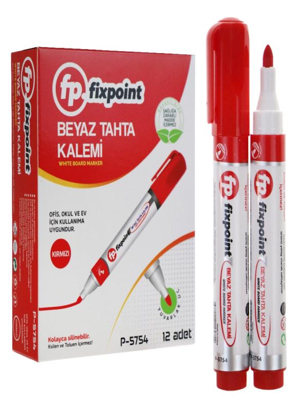FİXPOİNT TAHTA KALEMİ KIRMIZI P-5754