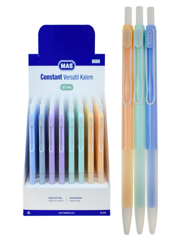 MAS CONSANTANT VERSATİL KALEM 0,7 PASTEL RENK 6560