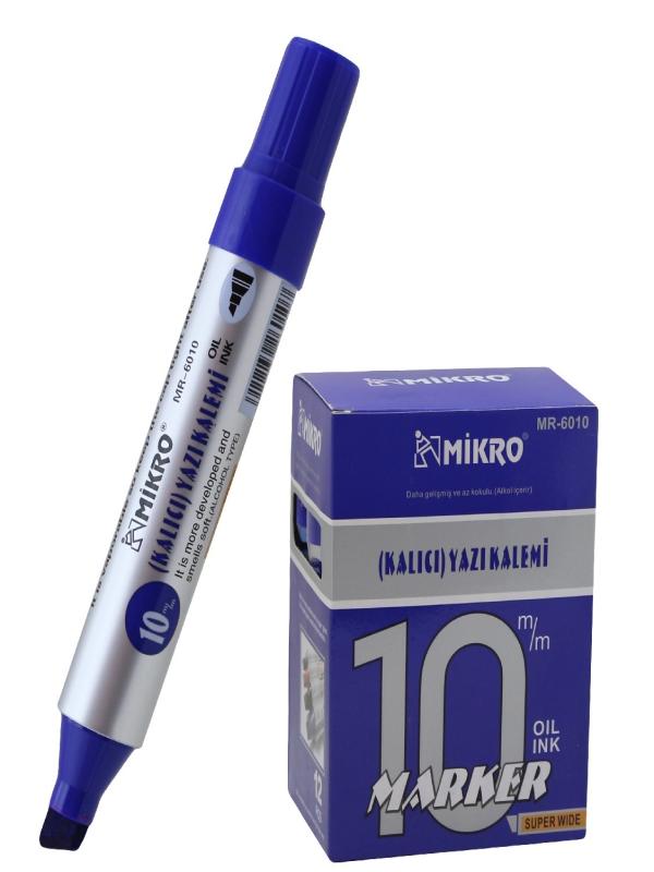 MİKRO 10 MM JUMBO MARKER KALEM MAVİ MR-6010
