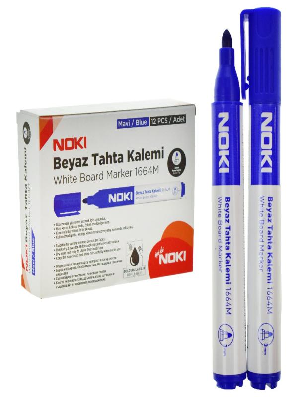 NOKİ BEYAZ MAVİ TAHTA KALEMİ 1664M
