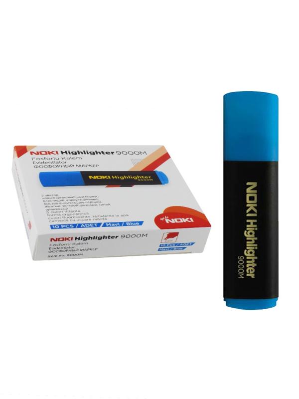 NOKİ FOSFORLU KALEM MAVİ 9000M