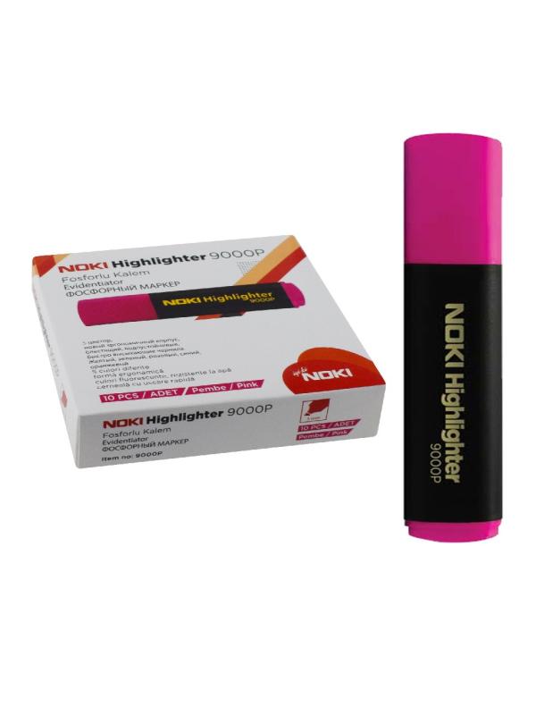 NOKİ FOSFORLU KALEM PEMBE 9000P