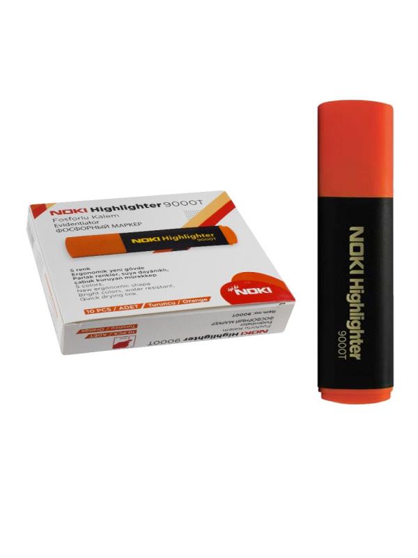 NOKİ FOSFORLU KALEM TURUNCU 9000T